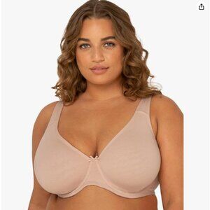 New Fit For Me By Fruit of the Loom Womens 44C Plus Size Cotton Underwire Bra